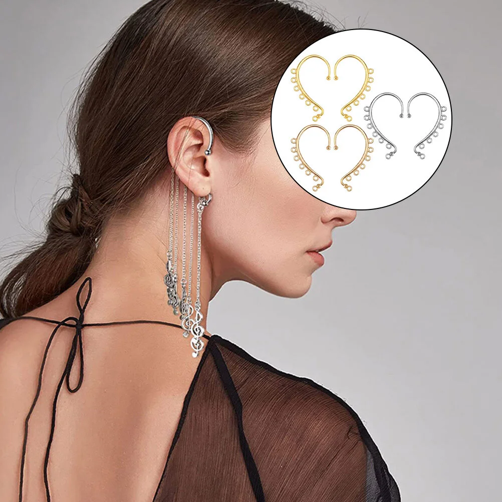 Crafting Supplies DIY Ear Cuffs Earring Hook Jewelry Material Accessories Earbob