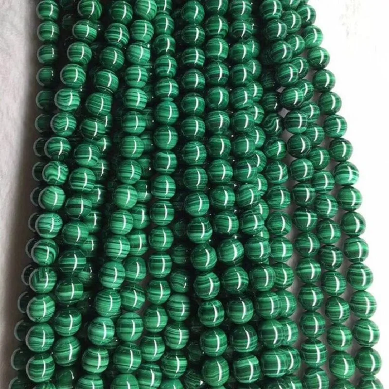 Чистый натуральный сплав малахита класса 5А DIY браслет аксессуары из бисера для