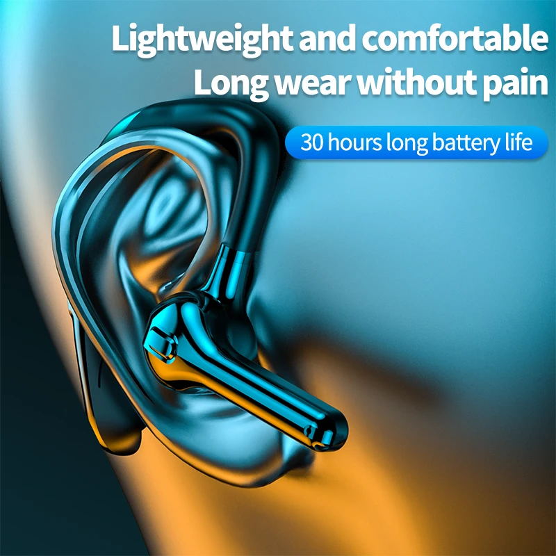 Беспроводные наушники Bluetooth светодиодный цифровой дисплей Inalambrico Auriculares с