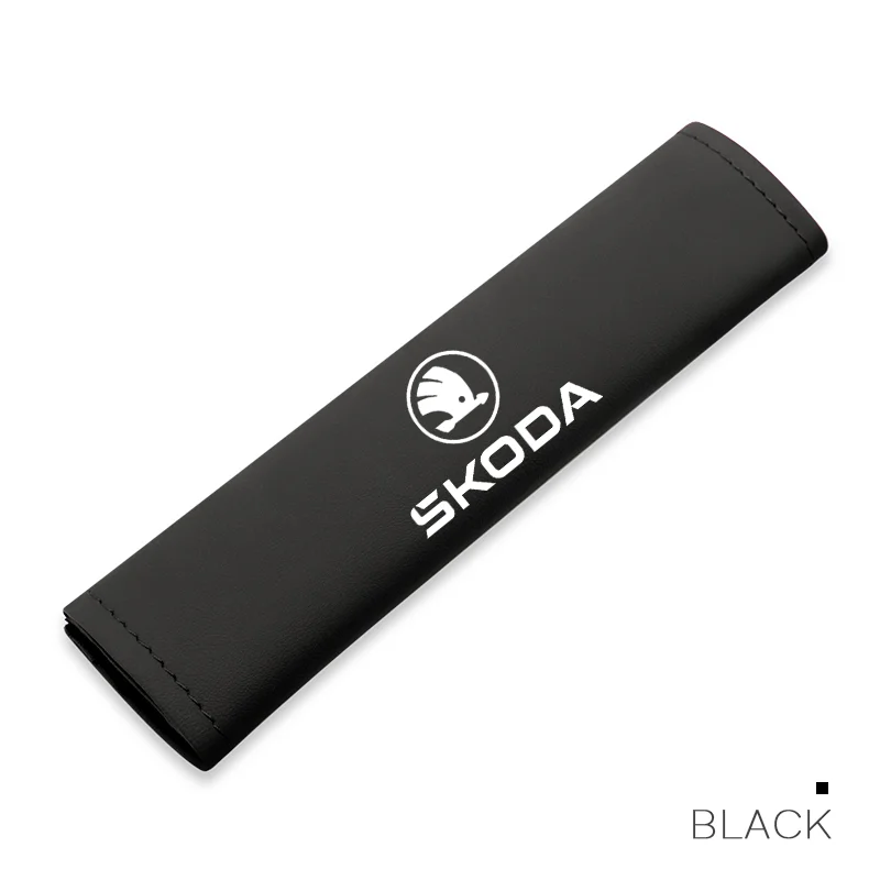 

1 шт. чехлы на ремни безопасности автомобиля аксессуары для салона автомобиля для нового Skoda Octavia Kodiaq Fabia Superb Karoq Yeti Rapid Mk3 A4 A6 A7 2 3