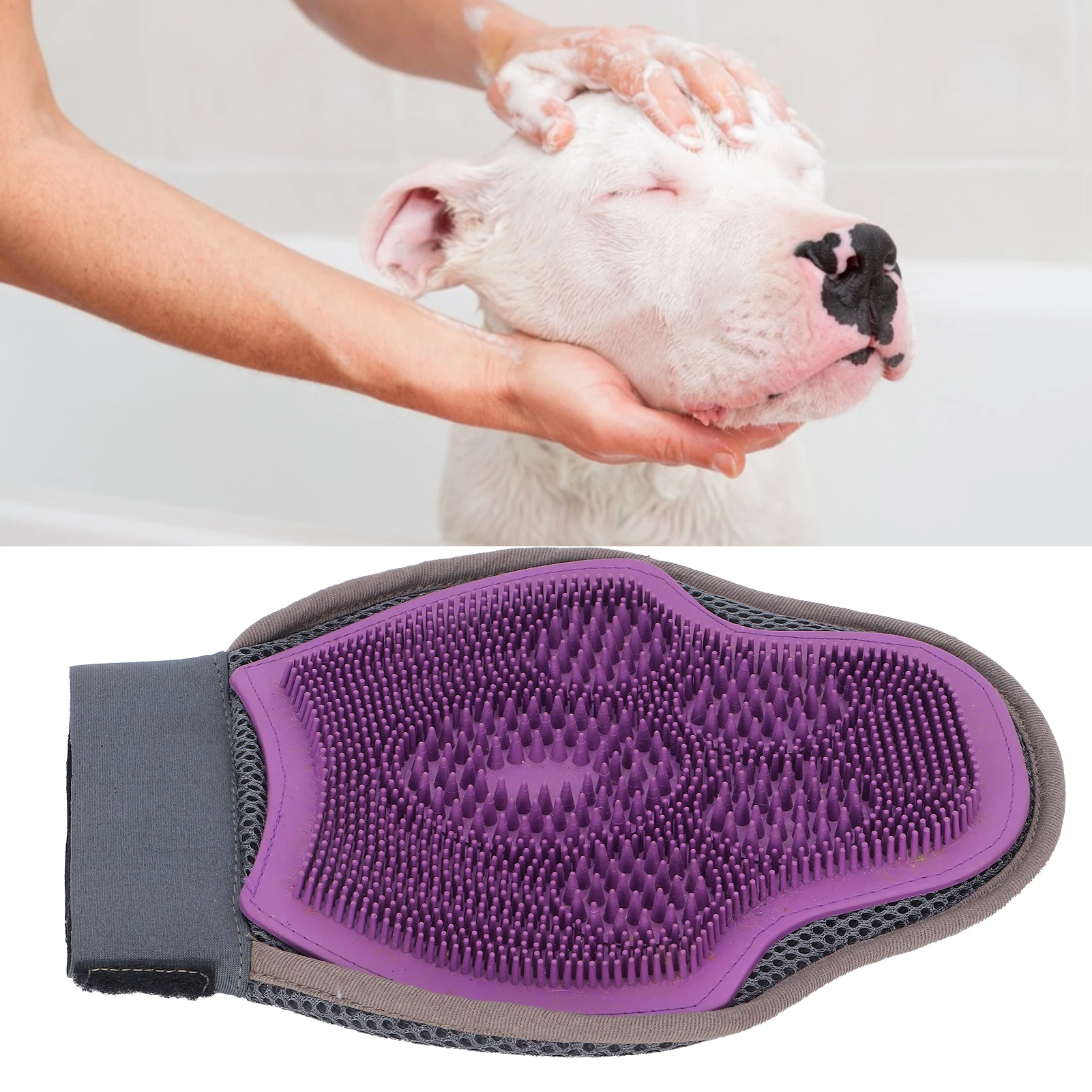 

Pet Grooming Glove Cat Hair Deshedding Brush Gloves Dog Comb For Cats Bath Hair Remover Clean Massage Brush For Cats Dogs Horse