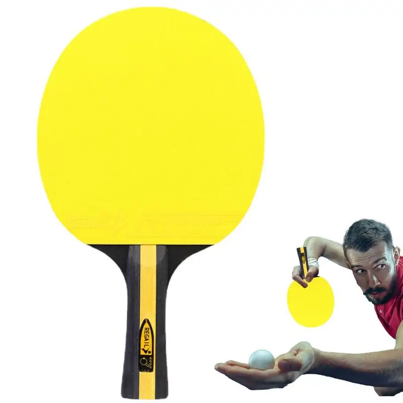 

Waterproof Table Tennis Racket With Long Handle Pingpong Racket Pimples-In Rubber Professional Hight Quality Blade Bat Paddle