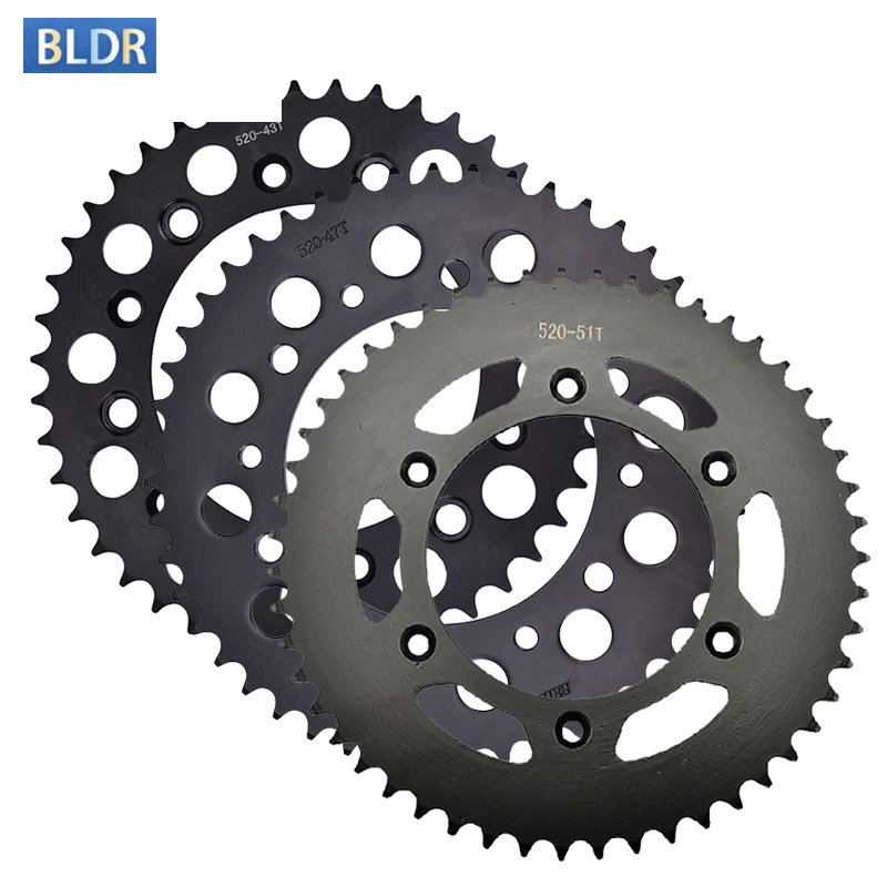 

520 43T 47T 51T Drive Rear Sprocket Gear Wheel Cam For Honda CRF150 CRF150F CRF 150 XL250 XL250S ME06 MD30 XL 250 XR650 XR 650