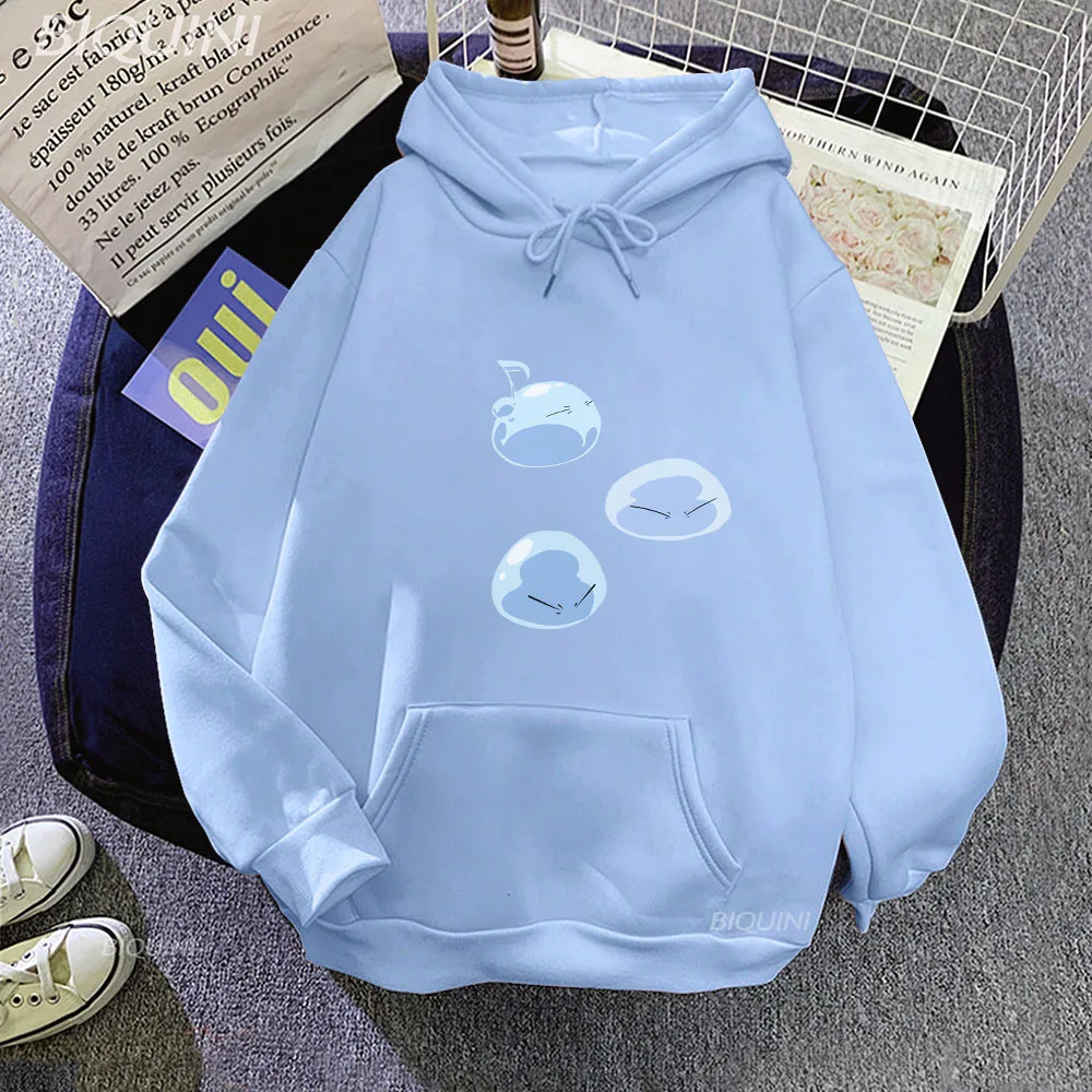 

That Time I Got Reincarnated As A Slime Hoddies for Men Women Funny Graphic Sweatshirts Women Long Sleeve Hooded Clothes Kawaii