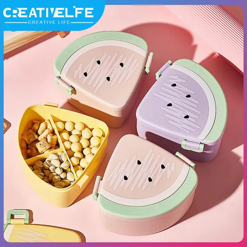 

Food Grade Lunch Box Watermelon-shaped Tableware Lunch Insect-proof Multi-grid Partition Tableware Bento Kitchen Gadgets