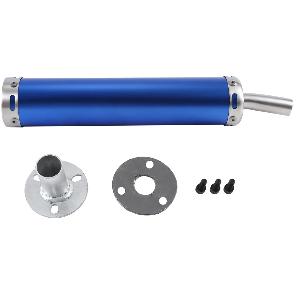 

Tail Throat Exhaust Pipe Muffler Bend Tail Pipe Blue