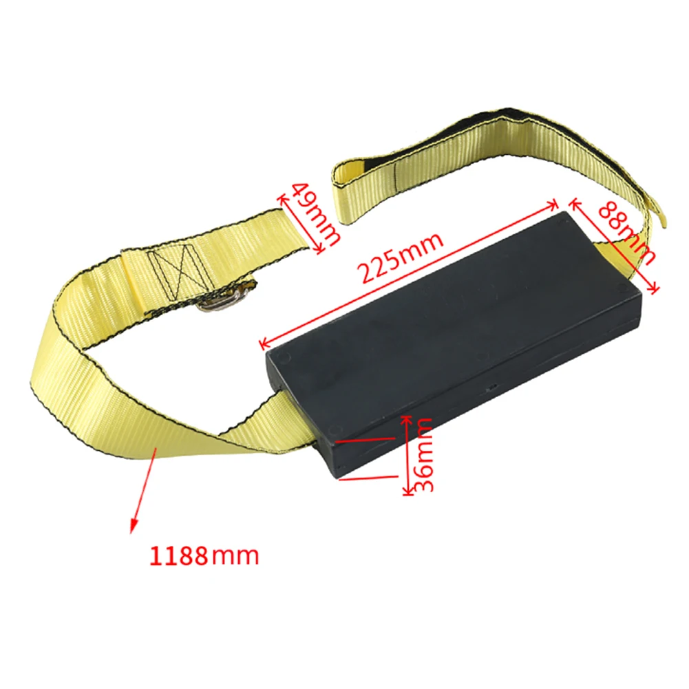 Anti-Skid Belt Snow Tire Chain Vehicle Recovery 22.5*8.5*3.5CM High Universality Fitment Non-Deformable Design