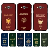 fashion passport phone case for samsung galaxy j4plus j6 j5 j72016 j7prime cover for j7core j6plus