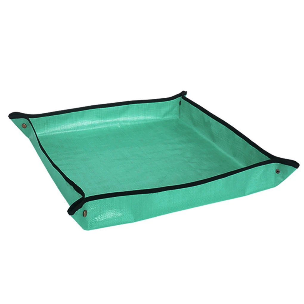 

Waterproof Gardening Planting Opretaion Mat Foldable Transplanting Flower Pot Pad PE Coating Home Garden Supplies