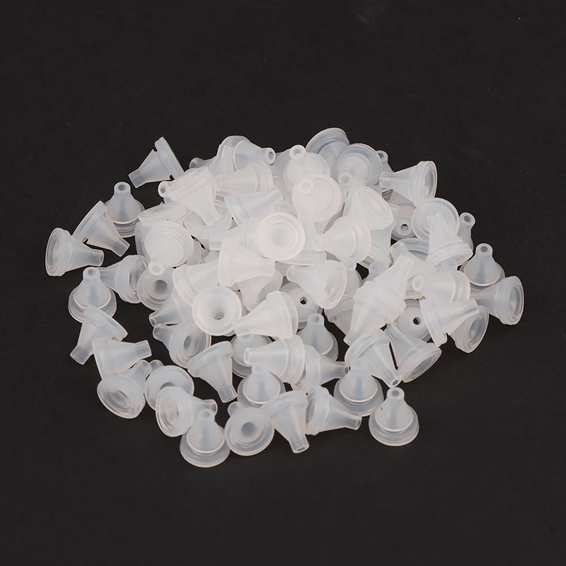 

50 шт. для 4 мм, размер отверстия, резиновая силиконовая насадка, соска, запасная часть, распылитель для воды, верхние детали для распыления, аксессуары для душа