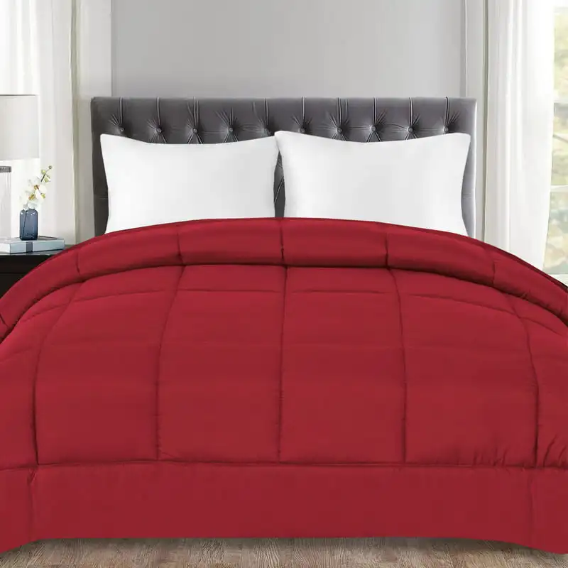 

Alternative Polyester Box Stitch Microfiber Comforter - Full