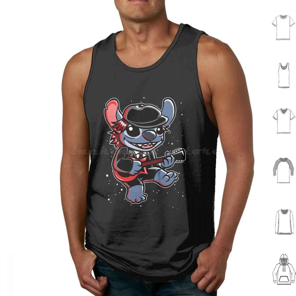 

Highway To Space Tank Tops Vest Sleeveless Lilo Parody Mashup Angus Young Roll Funny Andriu Andresmvalle Film Cinema Cine