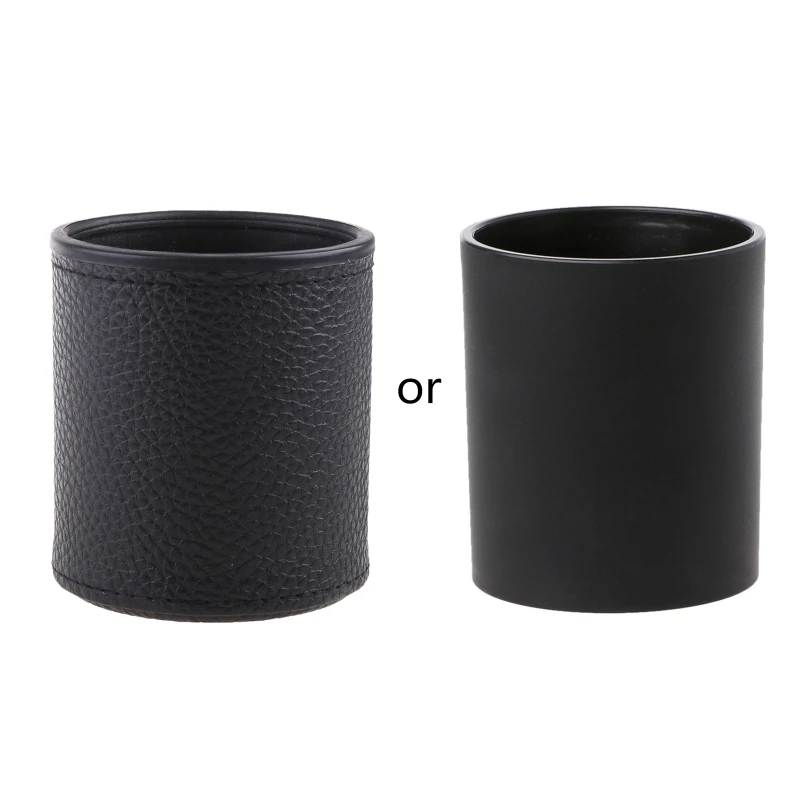 

Прочный кожаный ребристый стаканчик для костей 270C, черный азартный инструмент с рисунком рыбы для казино, KTV Bar