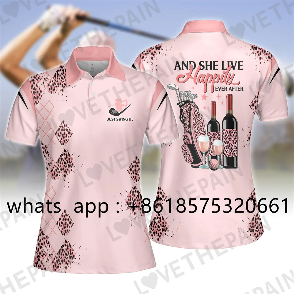 Fitness Sports Golf Polo Shirt Women Classic Fashion Versatile Short Sleeve T Shirt Breathable Quick Dry Buttons Lapel Tops 2023