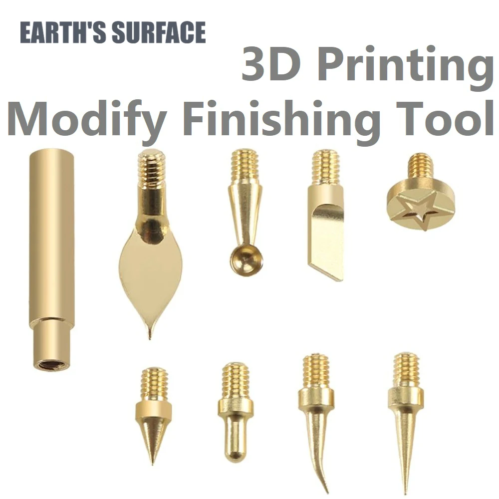 

Набор наконечников для паяльника, набор наконечников для 3D принтера, с латунной резьбой и вставкой