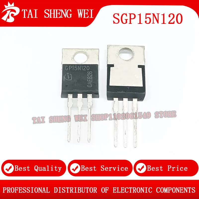 5 шт. GP15N120 SGP15N120 TO-220 15A 1200V IGBT