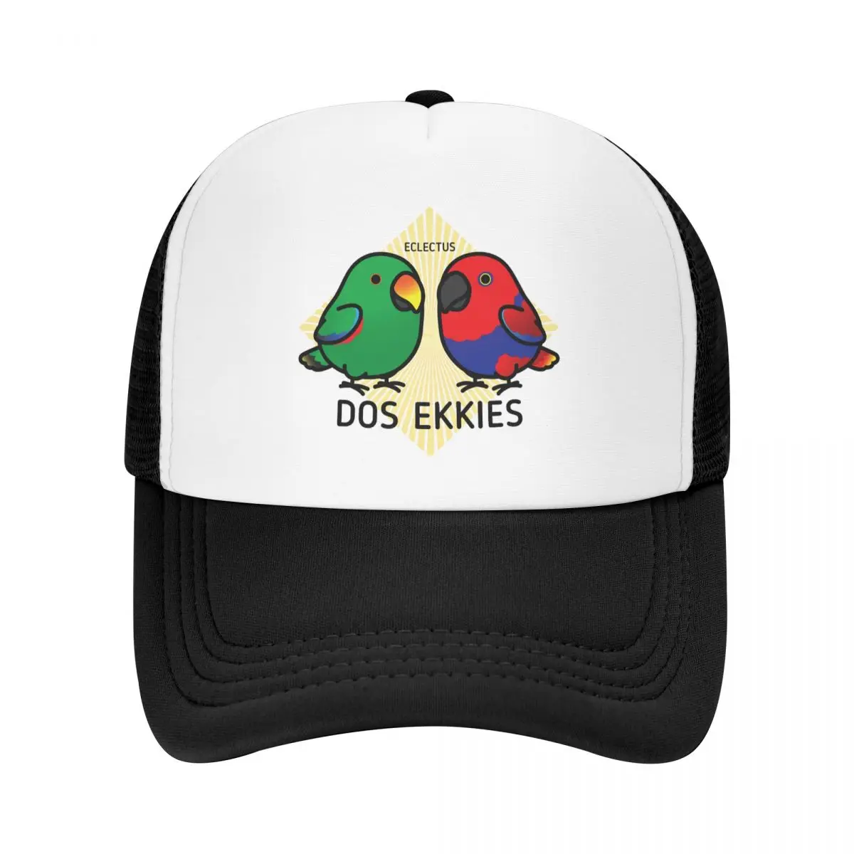 

Dos Ekkies Baseball Cap Parrot Mesh Net Hat For Men Women Stylish Trucker Hats Snapback Peaked Caps