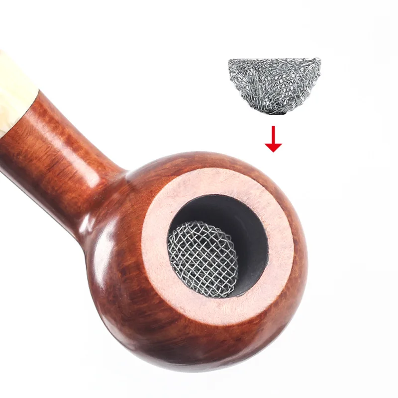 

DEVIL HOOKAH 100Pcs 13-20mm Multi-specification Metal Pipe Tobacco Vanilla Weed Combustion-supporting Net Smoking Accessories