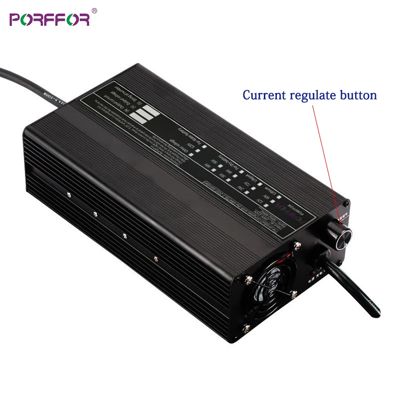 

96.6V 100.8V 109.2V 113.4V 117.6V 126V 134.4V 102.2V 116.8V Smart adjust lithium lifepo4 84V 96V Lead-acid fast Battery charger