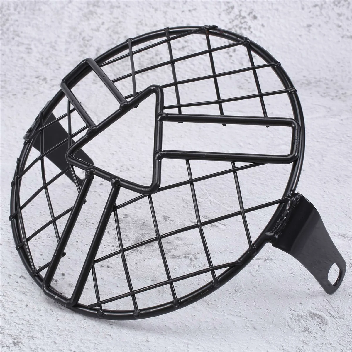 

Мотоциклетная фара, лампа в стиле ретро, черный корпус, Круглая Решетка для фары