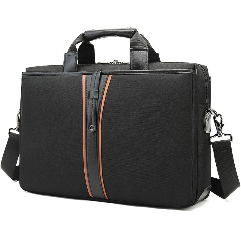 Business Briefcase Large-capacity Shoulder Bag Cross-body Free Shipping Waterproof and Anti-theft Handbag