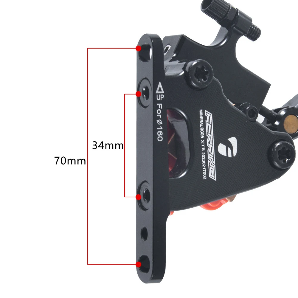 Дисковый тормоз FERRINO из алюминиево-магниевого сплава 140/160 мм