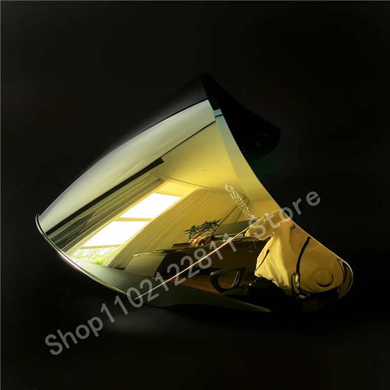 Motorcycle Full Face Shield Motorcycle Helmet Visor Lens Shield Visor Glasses PC Lens for KYT GP enlarge