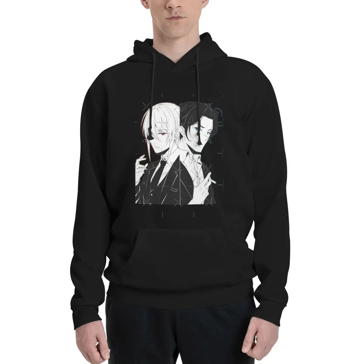 Мориарти Патриот Толстовки Аниме Негабаритная толстовка с капюшоном и