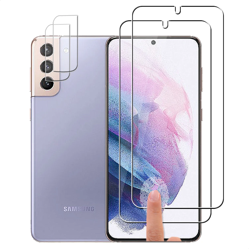 

(2+2) For Samsung Galaxy Note 20 S23 S22 S21 Plus S20 FE 5G S10E Note 10 S10 Lite Camera Lens & Tempered Glass Screen Protector