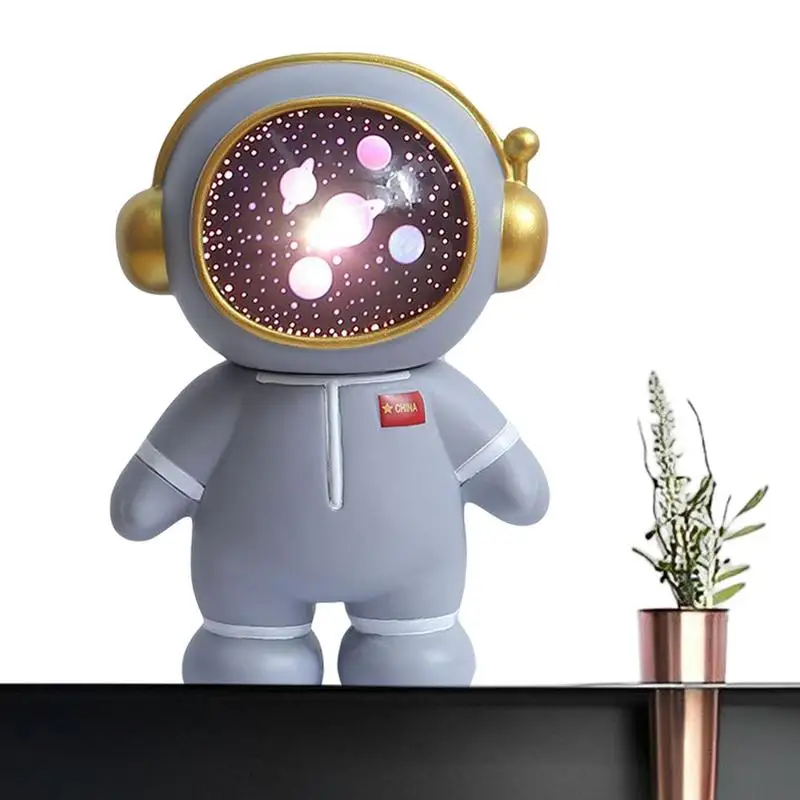 

Creative Children's Astronaut Night Light Piggy Bank Graduation Season Gifts Astronaut Home Ornament Children's Luminous Toys