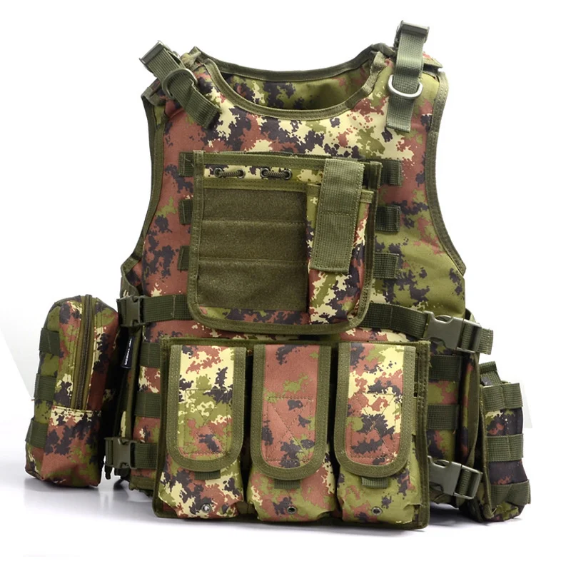 

Field Military Training Tactical Vest Army Fan Outdoor CS Camping Shooting Hunting Camouflage Combat Clothes Tactics Waistcoat
