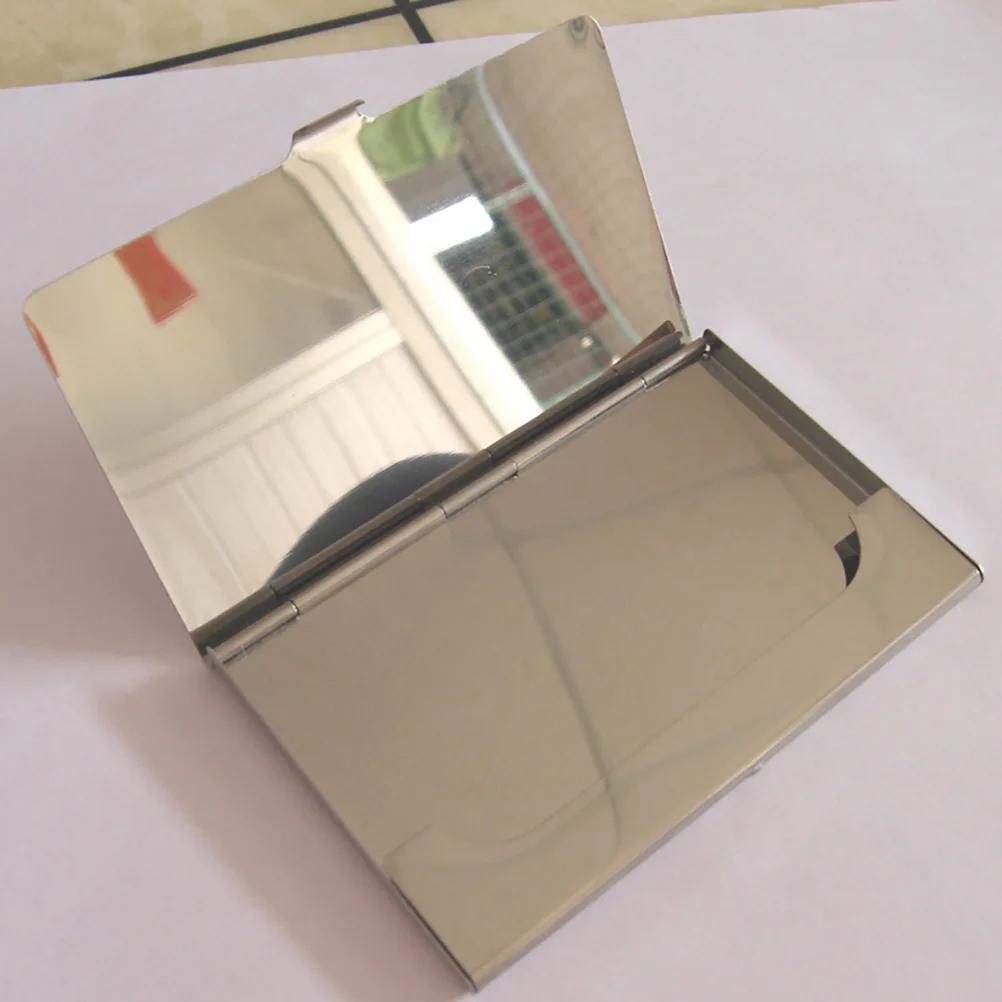 1 шт. металлический бизнес-держатель мужской и женский чехол из нержавеющей стали