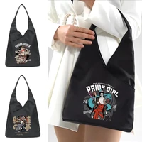 womens handbags shopping bag casual travel shoulder bags female large capacity shopper wild tote pouch samurai print organizer