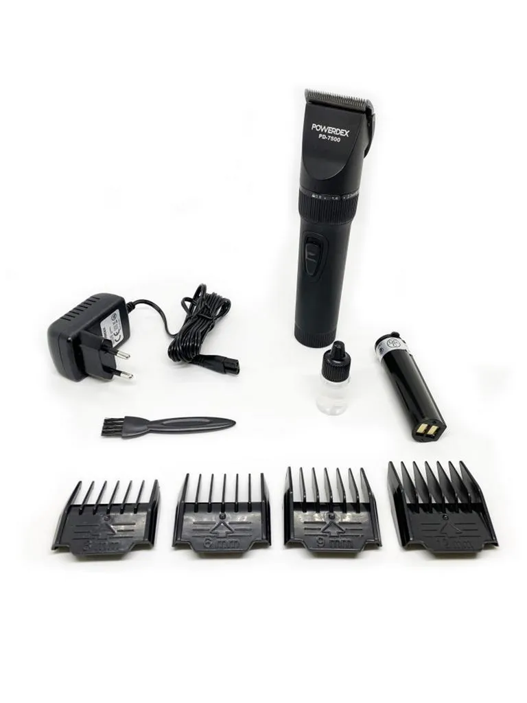 

Профессиональная машинка для бритья POWERDEX, Машинка для стрижки волос, триммер для бороды, винтажная электрическая перезаряжаемая профессио...