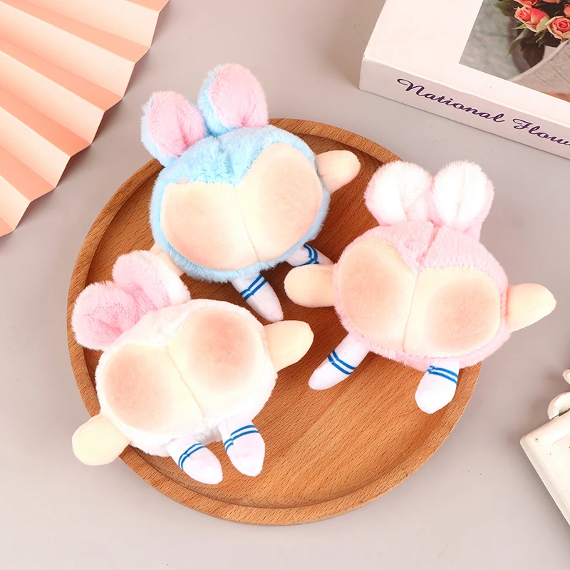 

Симпатичная плюшевая игрушка в виде персиковой ягодицы, кролик, подвеска в виде ягодиц, мягкая набивная кукла, брелок для автомобиля, сумки, украшение, подарок для детей