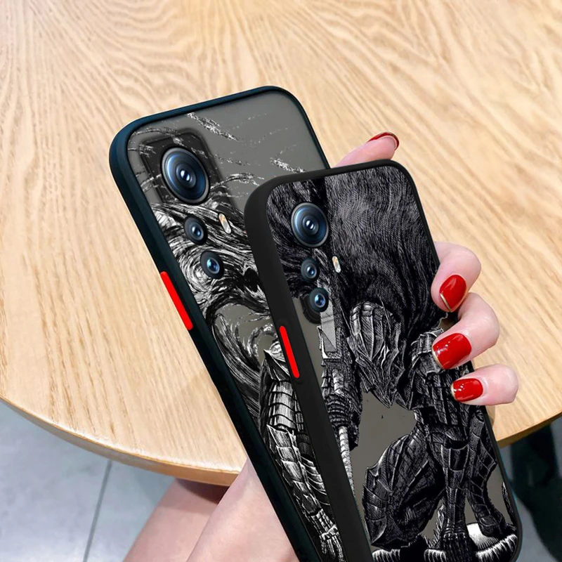 Светящаяся задняя крышка для Redmi Note аниме-дизайн матовый антибликовый