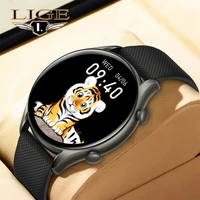lige new smart watch women men fitness tracker blood pressure waterproof watches clock bluetooth call smartwatch for android ios