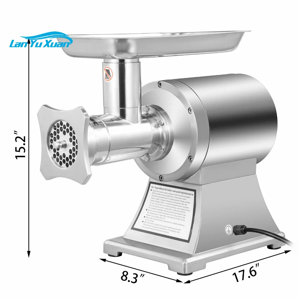 

1100 W Stainless Steel Electric Meat Grinder 193 r / min Meat Grinder, Food GrinderCommercial Meat Grinder Grinding