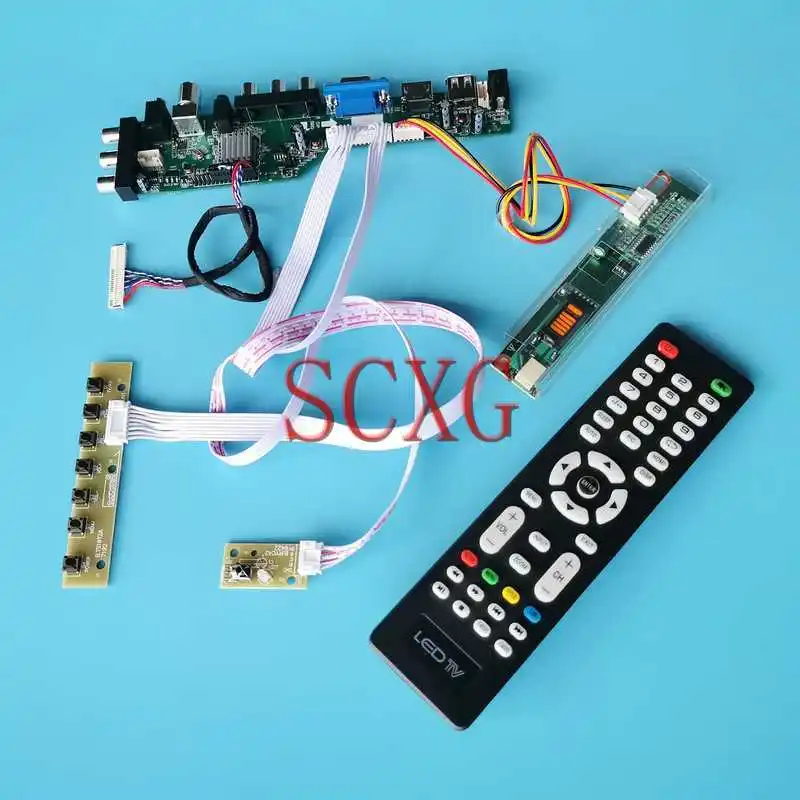 

Плата цифрового драйвера для LP150U1 LP150U03 LP150U06 Screen 3663 LVDS 30 Pin 15 "1-CCFL 1600*1200 USB HDMI-совместимый VGA AV комплект