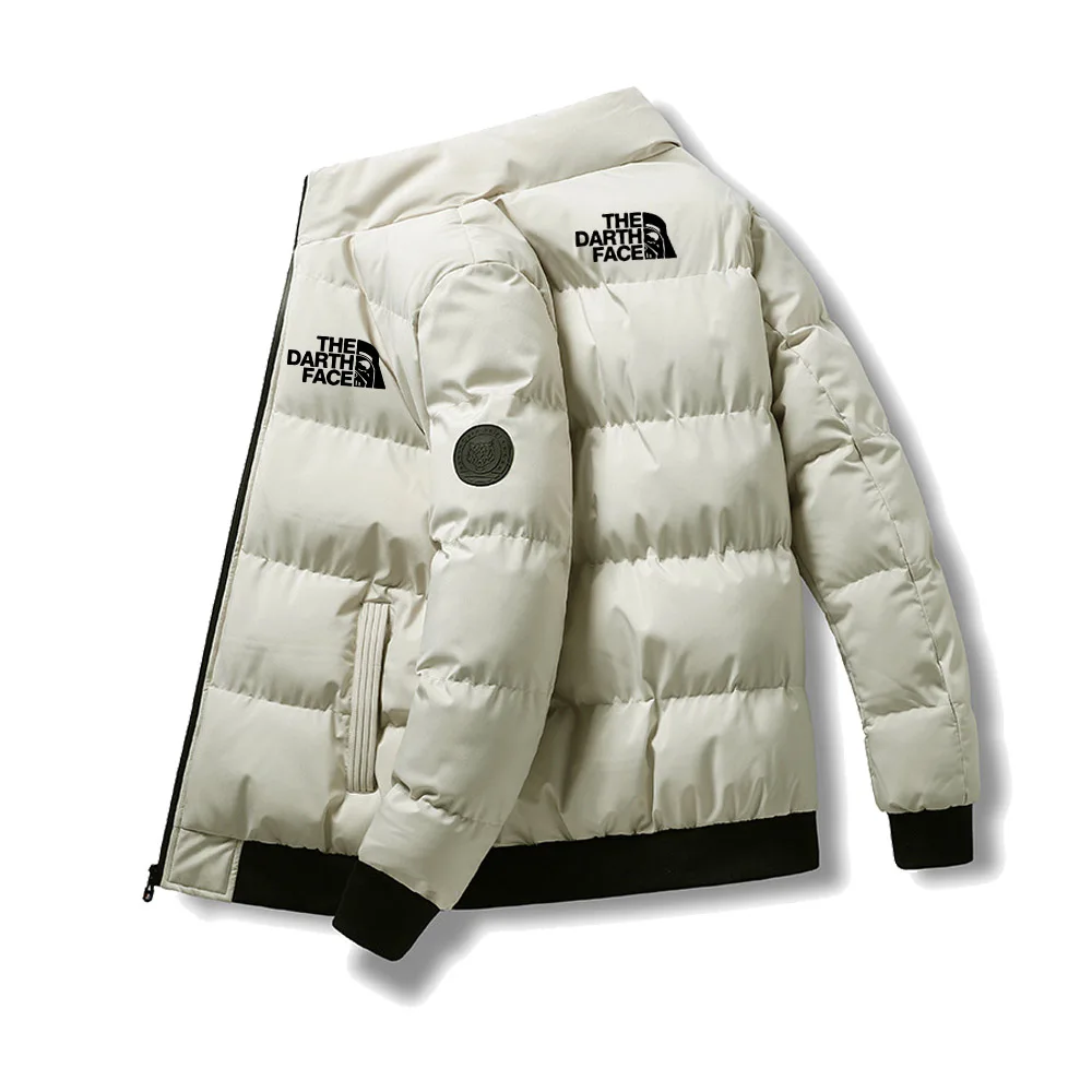 Autumn And WinterMen's Hot Sale New Brand Jacket Down Jacket Brand Printing Men's Casual Fashion Men's Zipper Top Direct Sales