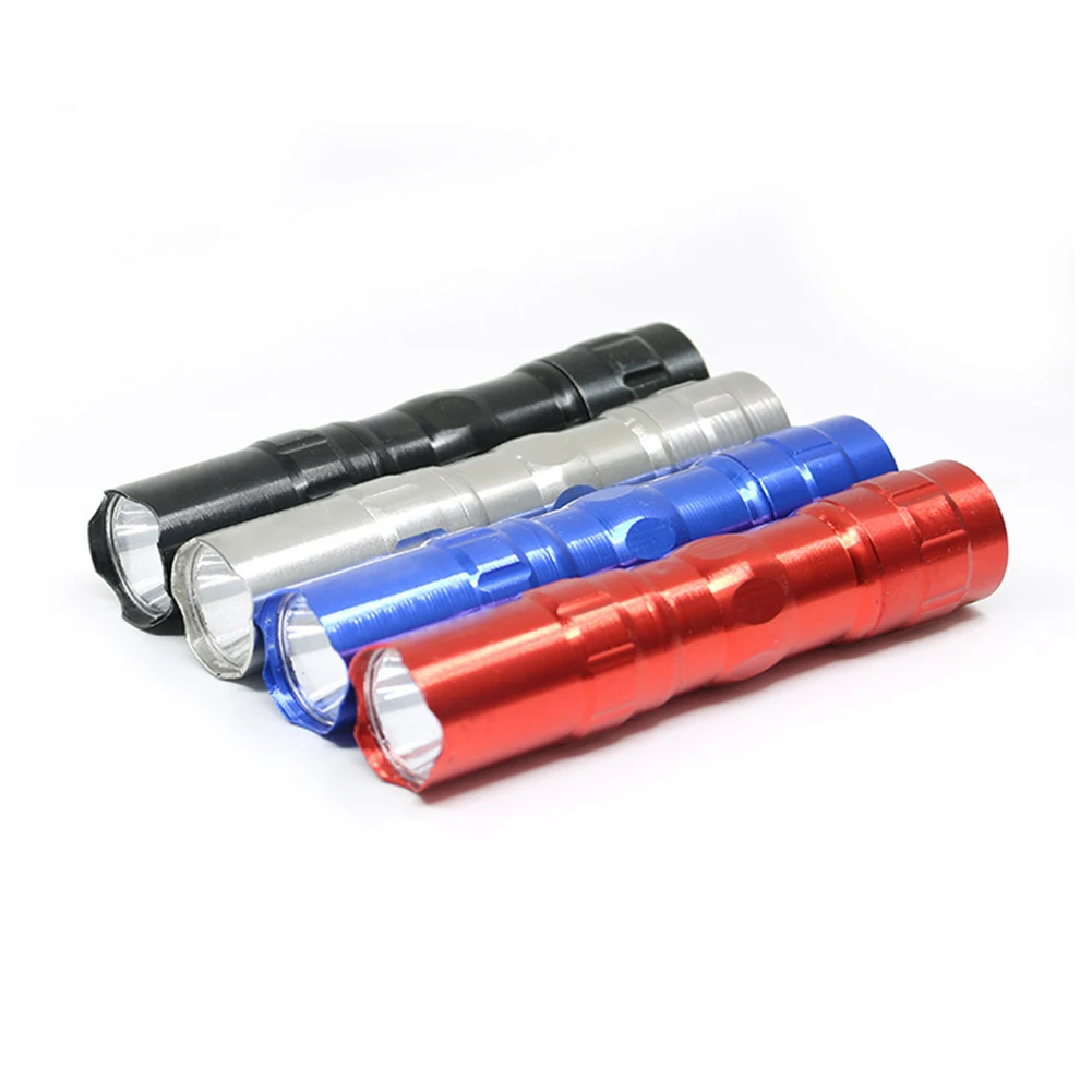 

oobest LED Mini Flashlight Torch Normal Brightness Uses AA Battery Camping Hiking Emergency Light Source Flash Light Torches