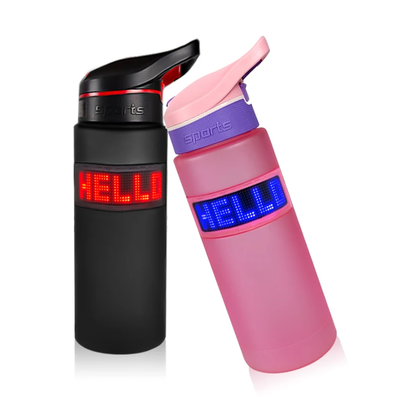 Рекламная продукция пластиковая Спортивная бутылка для воды с гибким