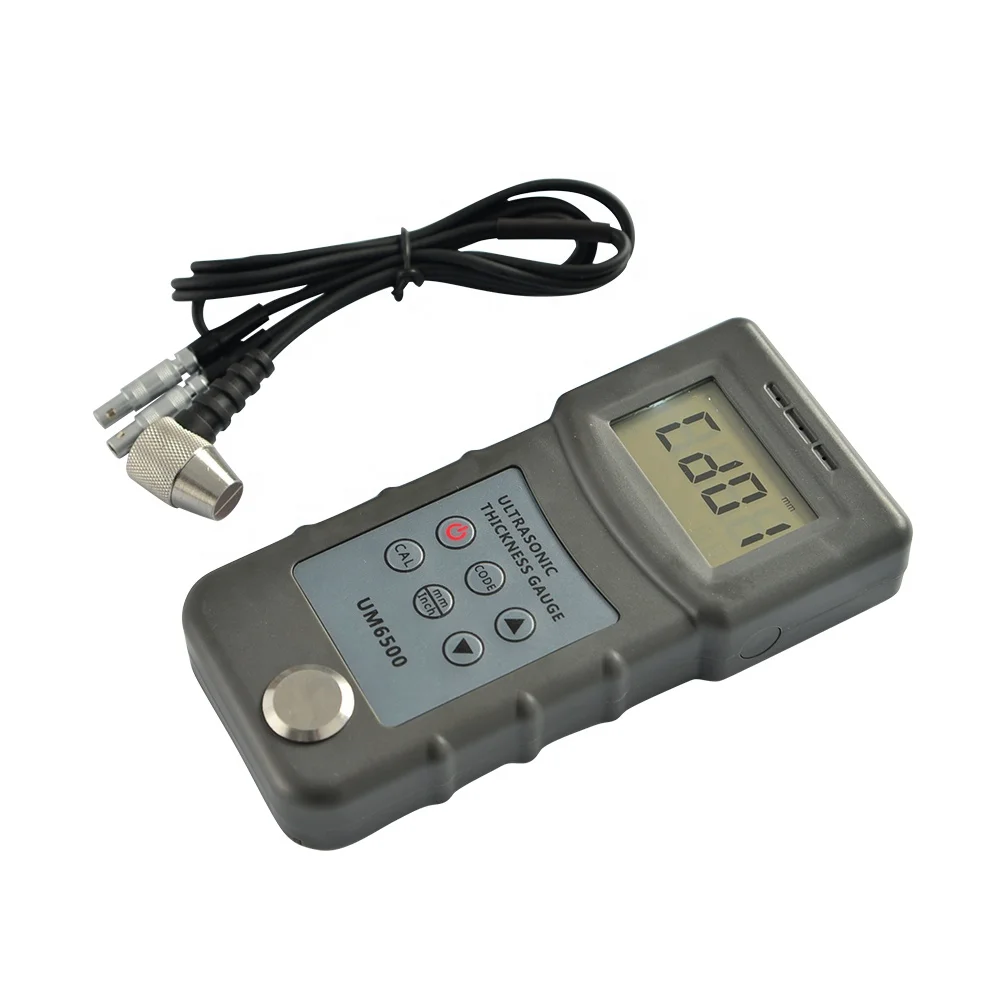 

CN;GUA UM6500 Ultrasonic Thickness Gauge 0.1mm TONY 1mm-245mm/0.05-8inch Low Battery Indicator