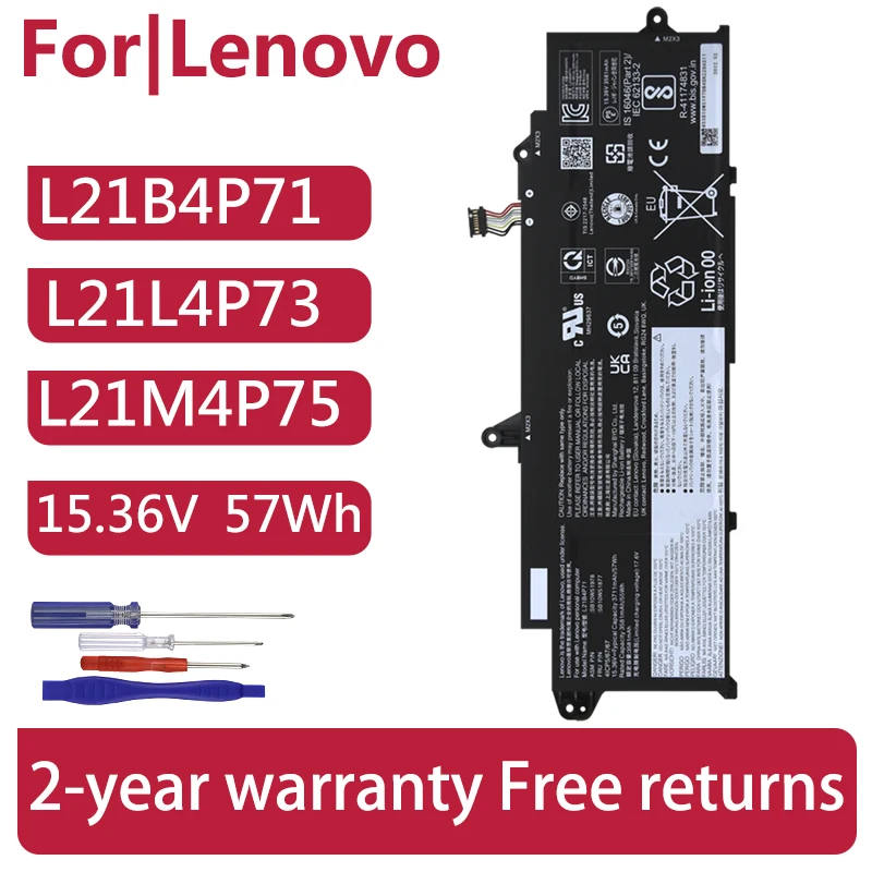 Аккумулятор для ноутбука Lenovo ThinkPad T14s Gen 3/Gen 4 5B10W51874 5B10W51875 5B10W51876 21CQ 21CR 21F6 21F7 21F8 21F9 21BR