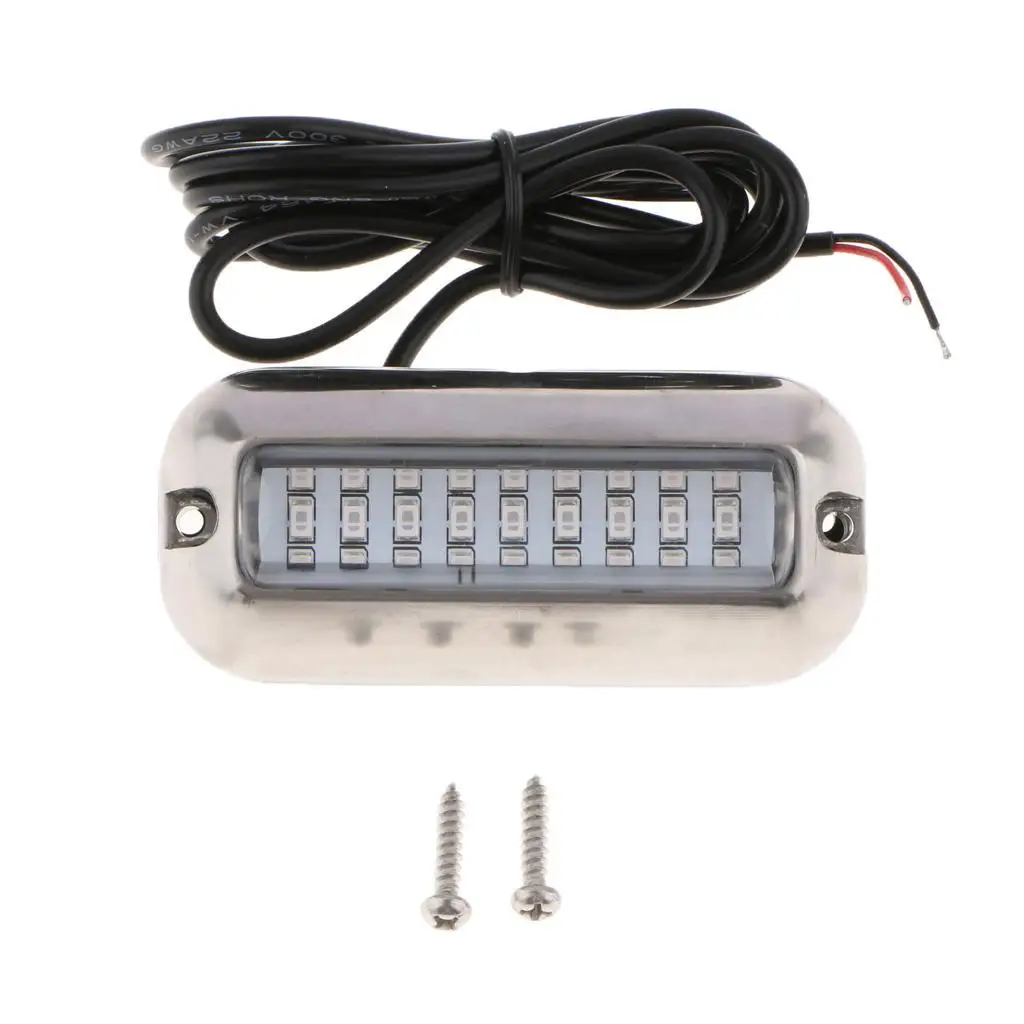 

Marine Underwater 27 LED Lights for Boats DC 12 IP68 Waterproof Stainless Steel