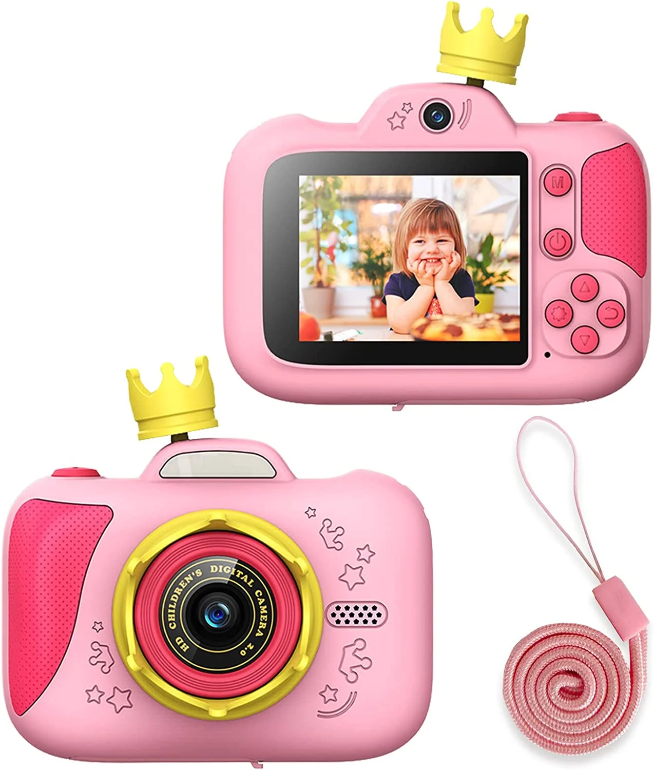 Digital Kids Camera, Selfie Kids Camera with 1080P HD Recordings 20M Images for Party Outdoor Activities, Birthday Christams Gi