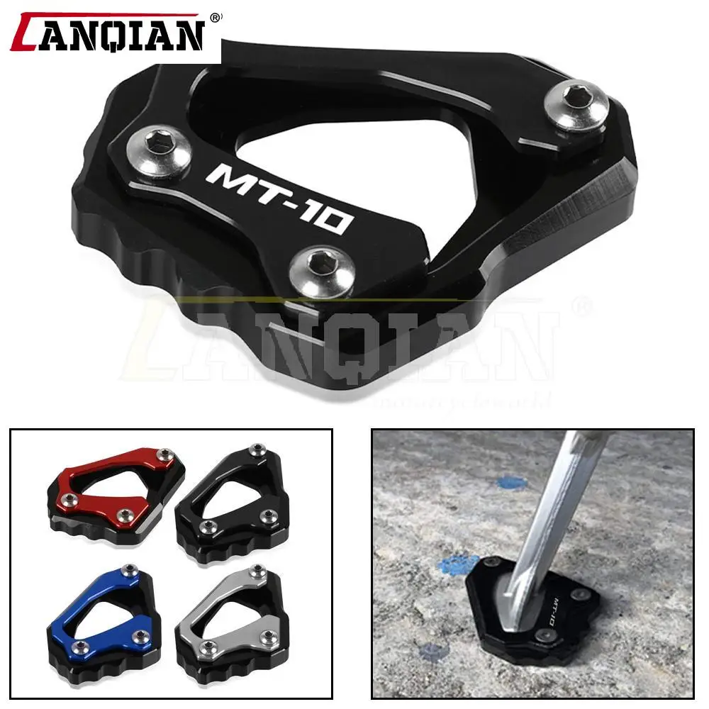 

Motorcycle Side Stand Enlarge Pad For Yamaha MT-10 MT10 FZ-10 FZ10 2016 2017 2018 2019 2020 2021 2022 Kickstand Extension Plate