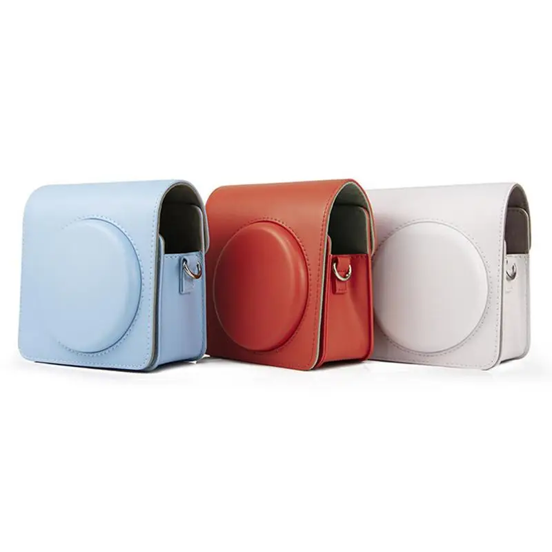 

Чехол для камеры из искусственной кожи для Instax Square SQ1 Vidicon, вместительный Защитный пакет для камеры, оборудование и аксессуары