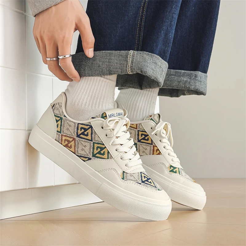 Черные парусиновые кроссовки с принтом граффити мужская вулканизированная