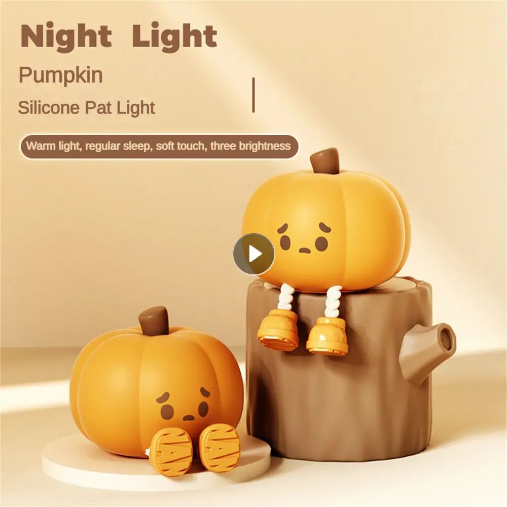 

Lovely Halloween Pumpkin Lantern Rendering Atmosphere Holiday Decorations Compact Halloween Light Ornaments Not Easily Damaged